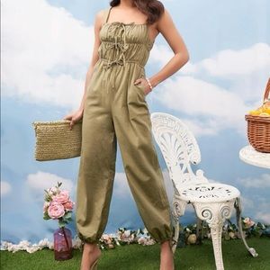 Green jumpsuit M